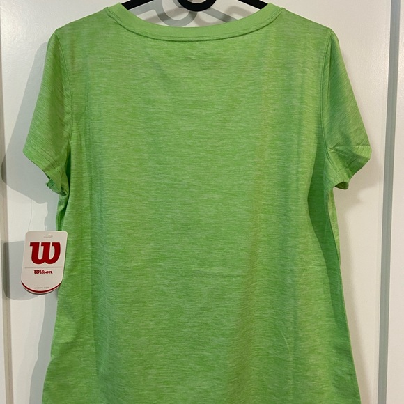 Wilson UWII Script Tech Tee - NWT - Blade Green - Picture 3 of 5